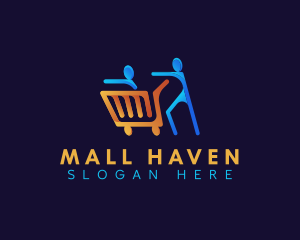 Family Shopping Cart logo design