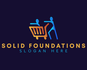 Ecommerce - Family Shopping Cart logo design