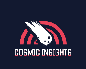 Cosmic Shooting Star  logo design