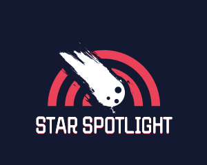 Cosmic Shooting Star  logo design