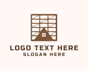 Construction - Floor Pavement Tile logo design