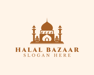 Muslim - Muslim Temple Architecture logo design