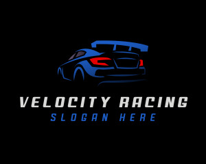 Car Race Automotive logo design