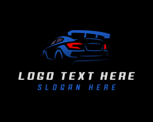 Car Race Automotive logo design