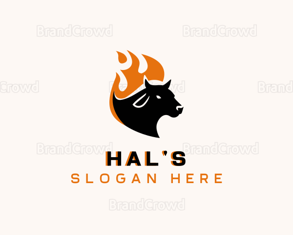 Flaming Hot Cow Logo
