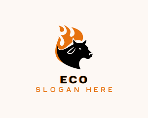 Flaming Hot Cow Logo