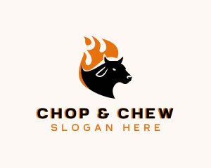 Flaming Hot Cow Logo