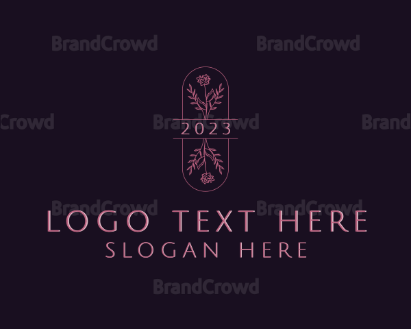 Luxury Floral Boutique Logo