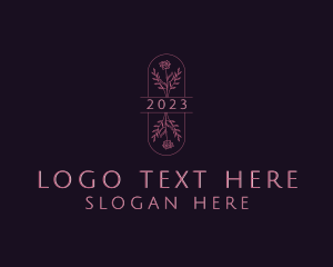 Luxury Floral Boutique Logo