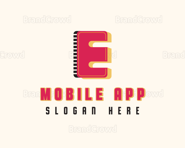 Digital Multimedia Letter E Logo