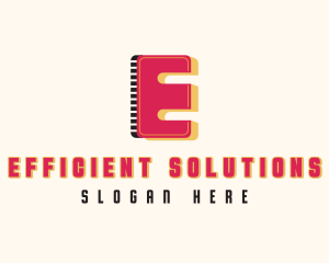 Digital Multimedia Letter E  logo design