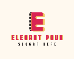 Digital Multimedia Letter E  logo design