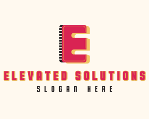 Digital Multimedia Letter E  logo design