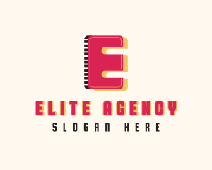 Digital Multimedia Letter E  logo design