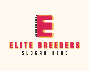 Digital Multimedia Letter E  logo design