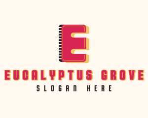 Digital Multimedia Letter E  logo design