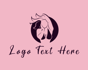 Bikini Woman Lingerie Logo