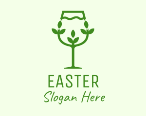 Drinking - Green Leaf Drink logo design