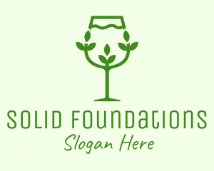 Juice - Green Leaf Drink logo design