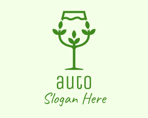 Drinking - Green Leaf Drink logo design