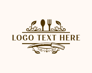 Fork - Gourmet Kitchen Buffet logo design