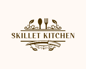 Gourmet Kitchen Buffet logo design