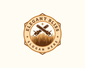 Forest - Forest Chainsaw Woodwork logo design