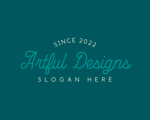 Cursive Style Brand logo design