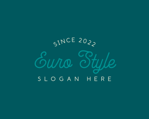 Cursive Style Brand logo design