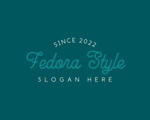 Cursive Style Brand logo design