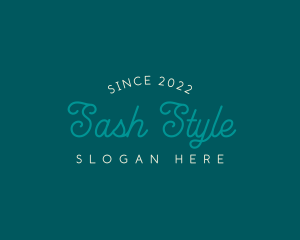 Cursive Style Brand logo design