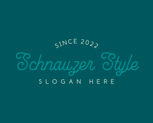 Cursive Style Brand logo design