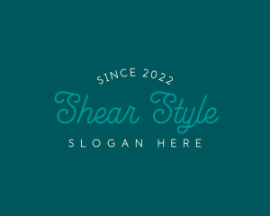 Cursive Style Brand logo design