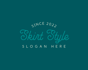 Cursive Style Brand logo design