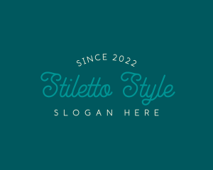 Cursive Style Brand logo design