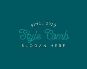 Cursive Style Brand logo design