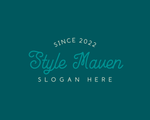 Cursive Style Brand logo design