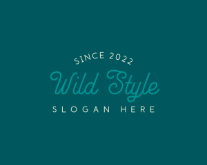 Cursive Style Brand logo design