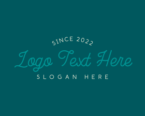 Cursive Style Brand Logo