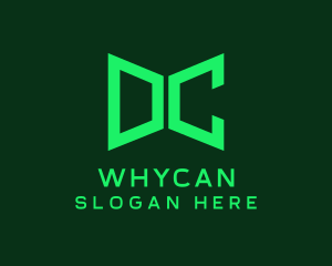 Clan - Green Tech Monogram Letter DC logo design