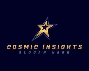 Star Cosmic Astronomy logo design