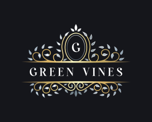 Luxury Organic Vine logo design