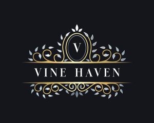 Luxury Organic Vine logo design