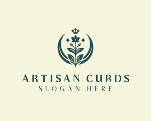 Flower Crescent Boutique logo design