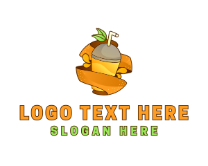 Smoothie - Juicy Orange Peel logo design