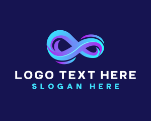 Futuristic - Futuristic Infinity Loop logo design