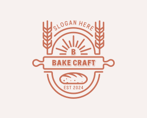 Wheat Bread Baker logo design