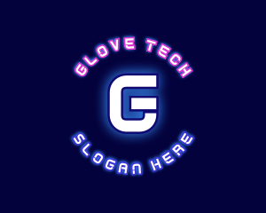 Neon Tech Cyberspace logo design