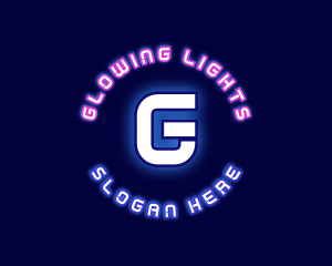 Lights - Neon Tech Cyberspace logo design
