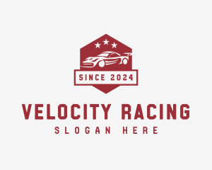 Sports Car Racing Vehicle logo design